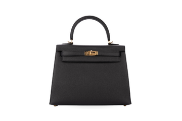 Hermes Kelly 25 Sellier Epsom Black