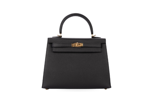 Hermes Kelly 25 Sellier Epsom Black