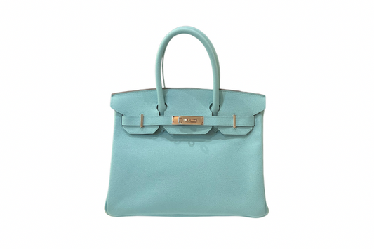 Hermes Birkin 30 Epsom Bleu Atoll