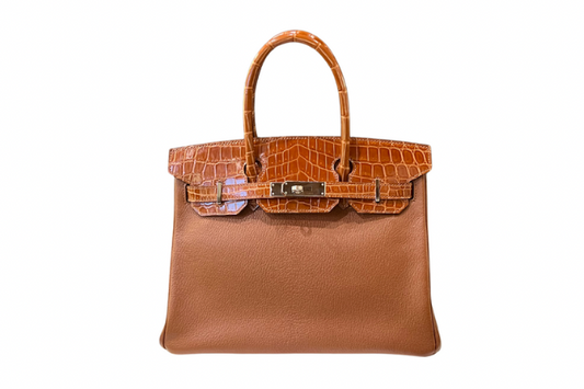 Hermes Birkin 30 Touch Crocodile Niloticus Gold