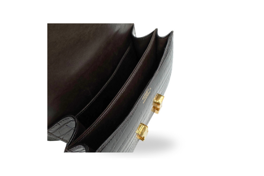 Hermes Constance 3 Black Crocodile