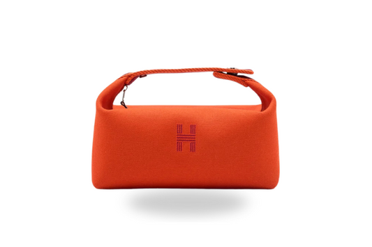 Hermes Bride a Black PM Canvas Orange