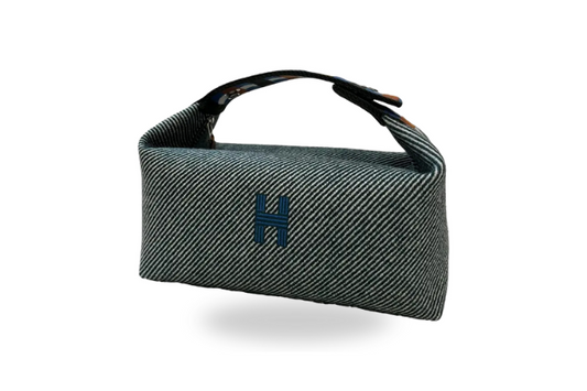 Hermes Bride a Black PM Canvas blue