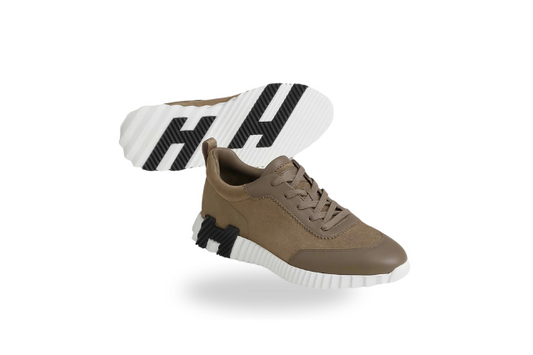Hermes Bouncing Sneaker Suede and Calfskin Men