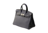 Hermes Birkin 25 Taurillon clemence Blue de Prusse B Stamp