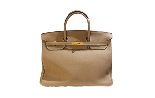 Hermes Birkin 40 Etoupe Matt Gold Hardware Togo
