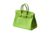 Hermes Birkin 25 Swift Vert Yucca B Stamp