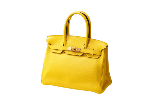 Hermes Birkin 30 Taurillon Clemence Jaune de Naples