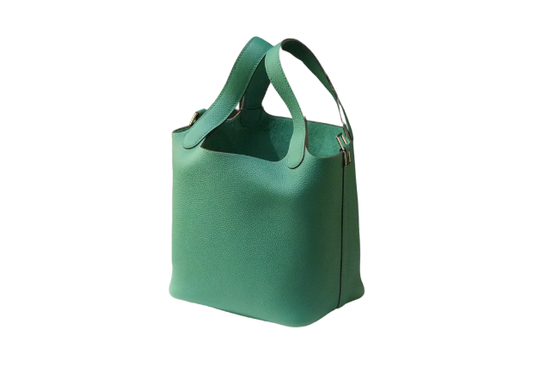 Hermes Picotin Taurillon Maurice Vert Jade