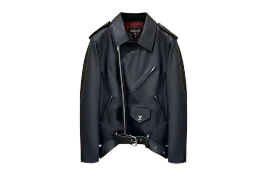 Chanel Calf Skin black jacket size 38