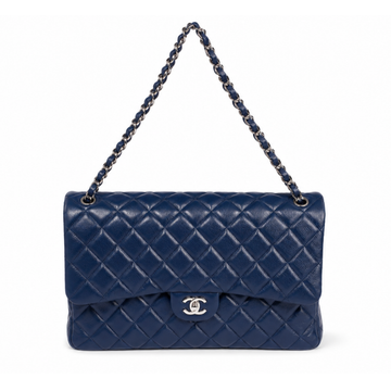 Chanel Jumbo Matelasse 40 Cavir Blue PHW AS4661