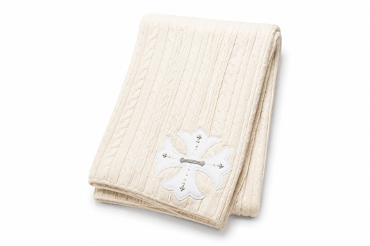 Chrome Hearts Blanket Cashmere White