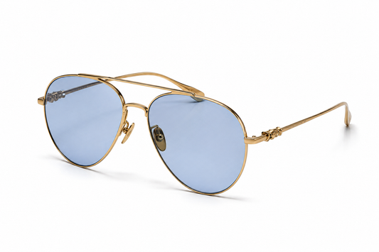 Chrome Hearts Steppin Blu Sunglasses