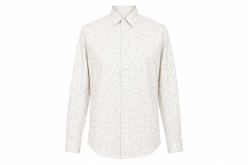 Hermes Quadrigalop Straight Cut Shirt with Louis collar Blanc Size37