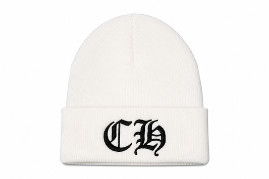 Chrome Hearts Logo-embroidered beanie hat