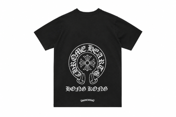 Chrome Hearts Ch T-Shirt Hong Kong Limited Horseshoe Print Black