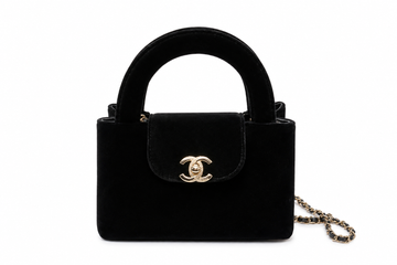 CHANEL Nano Velvet Kelly