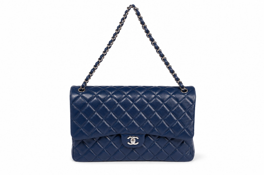 Chanel Jumbo Matelasse 40 Cavir Blue PHW AS4661