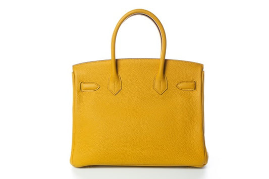 Hermes Birkin 30 Jaune De Naples Taurillon Clemence