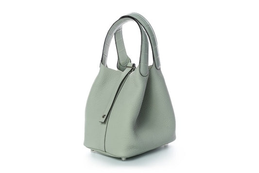 Hermes Picotin Touch PM Gris Neve B Stamp