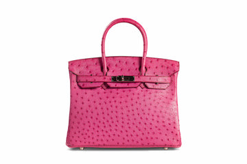 Hermes Birkin 30 Ostrich Fuchsia Pink