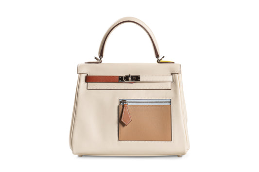 Hermès Limited Edition Kelly Colormatic 25 Swift Nata