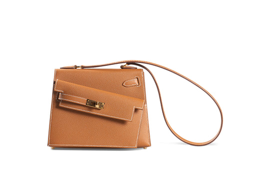 Hermes Kelly En Desordre 20 Epsom Gold B Stamp