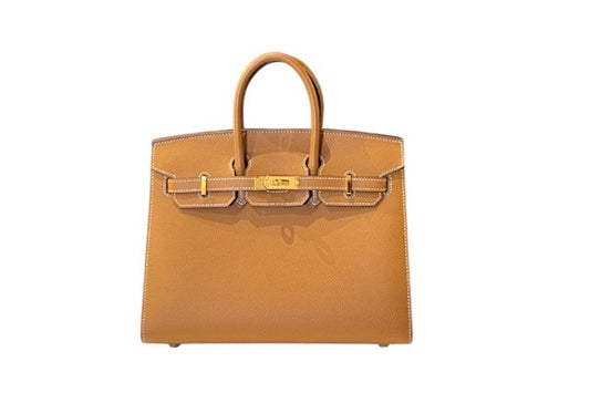 Hermes Birkin Sellier 25 Epsom Gold