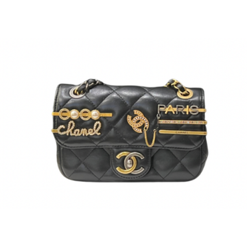 CHANEL Mini Matelasse Clip Coco GX Chain Shoulder Bag