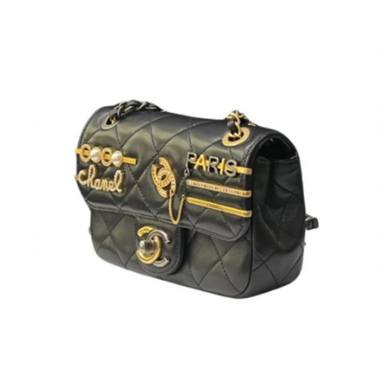 CHANEL Mini Matelasse Clip Coco GX Chain Shoulder Bag