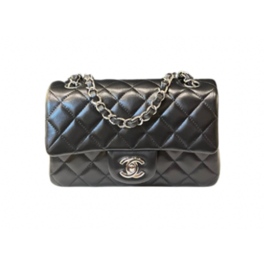 Chanel Mini Matelasse Coco Mark lambskin Black