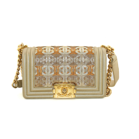 Chanel Boy Medium Gold Mini Shoulder Bag