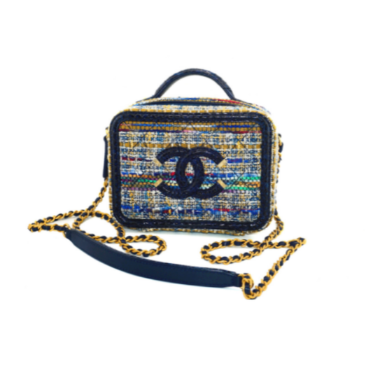 Chanel Hand Shoulder Bag CC Filigree Vanity 2 Way