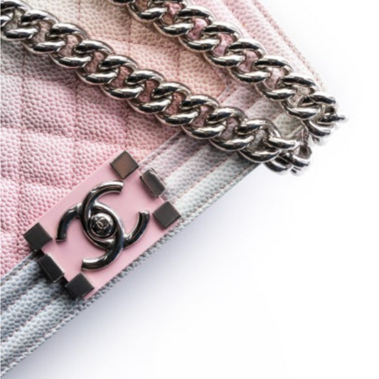 Caviar Quilted Medium Cuba Rainbow Boy Flap Multicolor