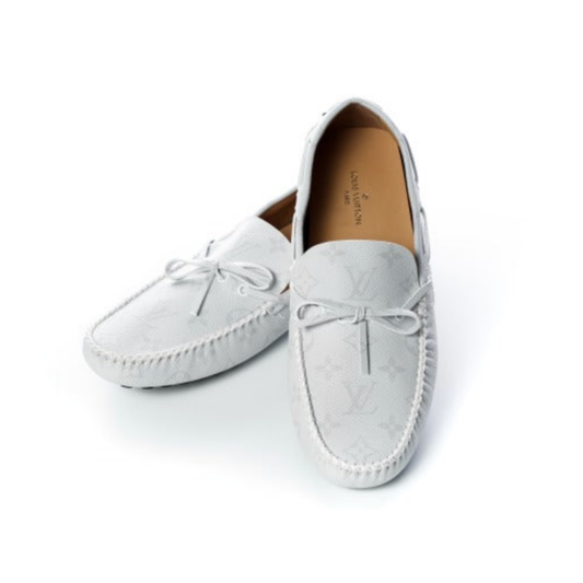 Louis Vuitton Loafers Monogram White