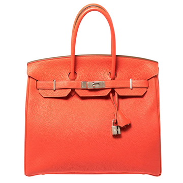 Hermes Birkin 35 Togo Rouge Pivoine T(2015)