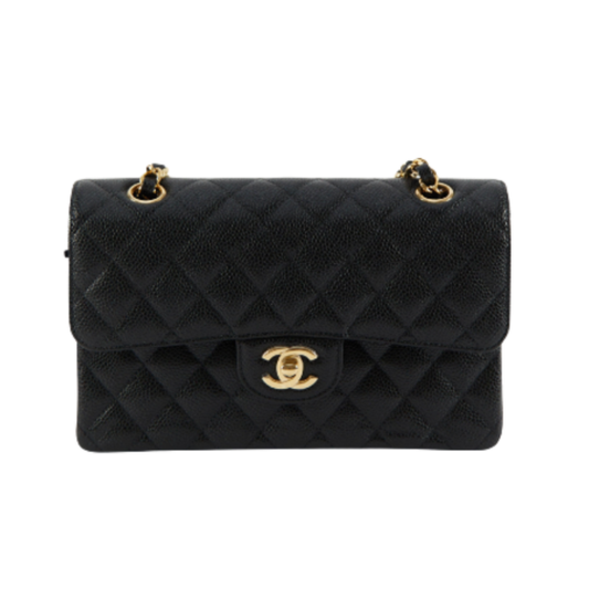 Chanel Matelasse 23 Caviar Black GHW A01113