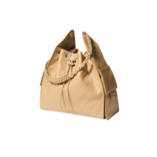 Chanel Handbag 25 Chai Small Grained Calf Skin & Gold Tone