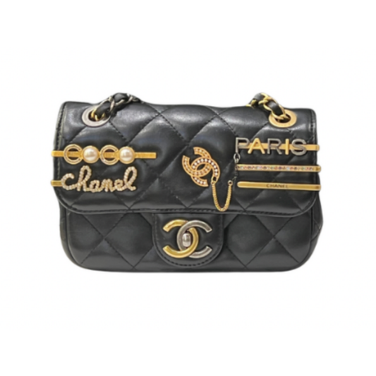 CHANEL Mini Matelasse Clip Coco GX Chain Shoulder Bag
