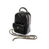 Chanel Lamb Quilted CC Mini Classic Backpack Black Gold Hardware