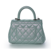 Chanel Coco Handle Flap Extra Mini Blue Iridescent Caviar