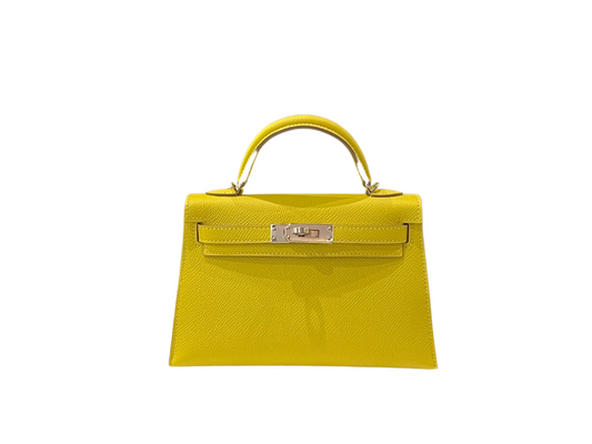 Hermes Mini Kelly Ⅱ Epsom Lime B stamp
