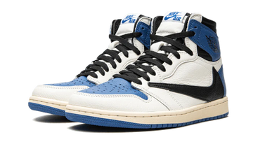 Nike Air Jordan 1 Retro High Travis Scott "Sail Black Military Blue" Sneaker