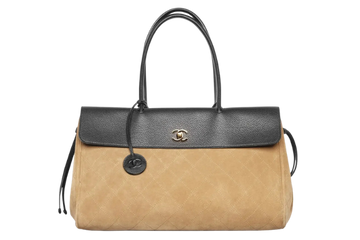 Chanel Tote in Suede & Grained Calfskin