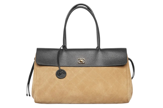 Chanel Tote in Suede & Grained Calfskin